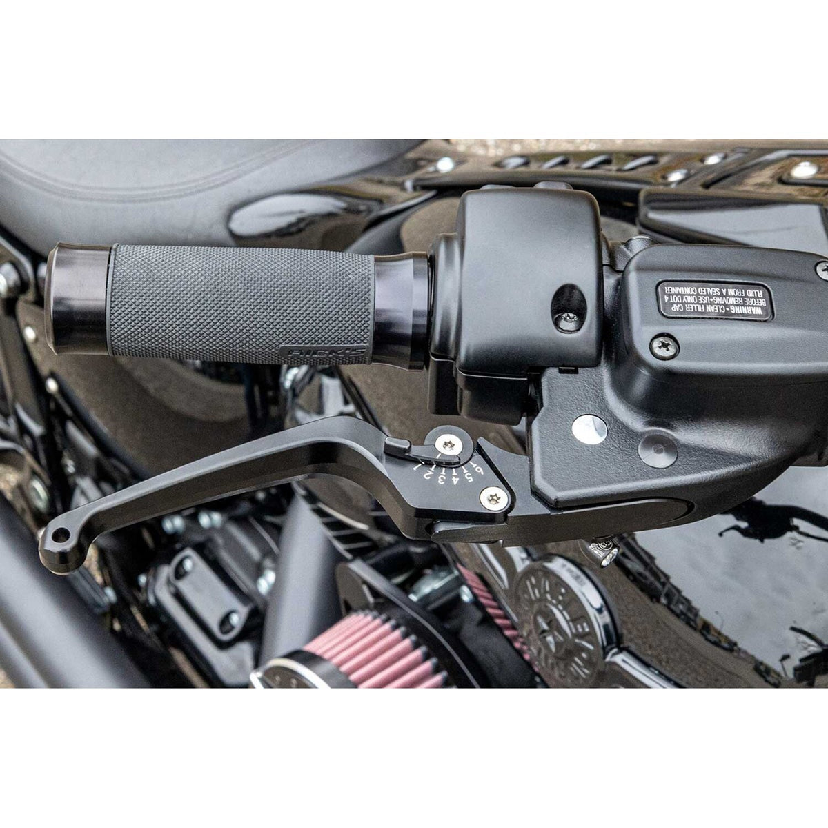 Rick's Motorcycles, Classic brake & clutch lever set. Black