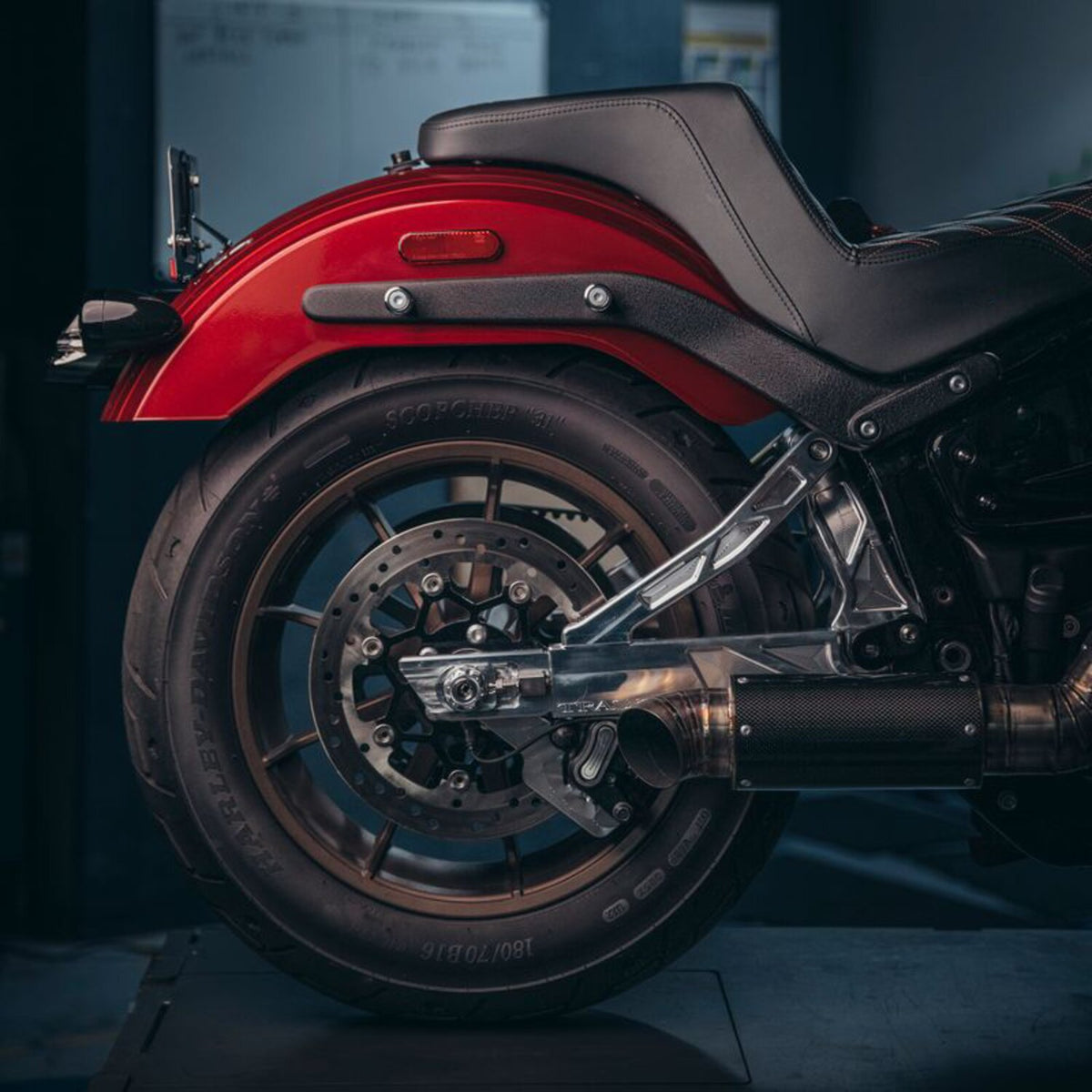 Trask, billet aluminum swingarm