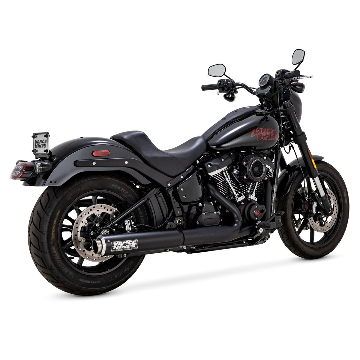 Vance & Hines, Supersport slip-on muffler. Wrinkle black