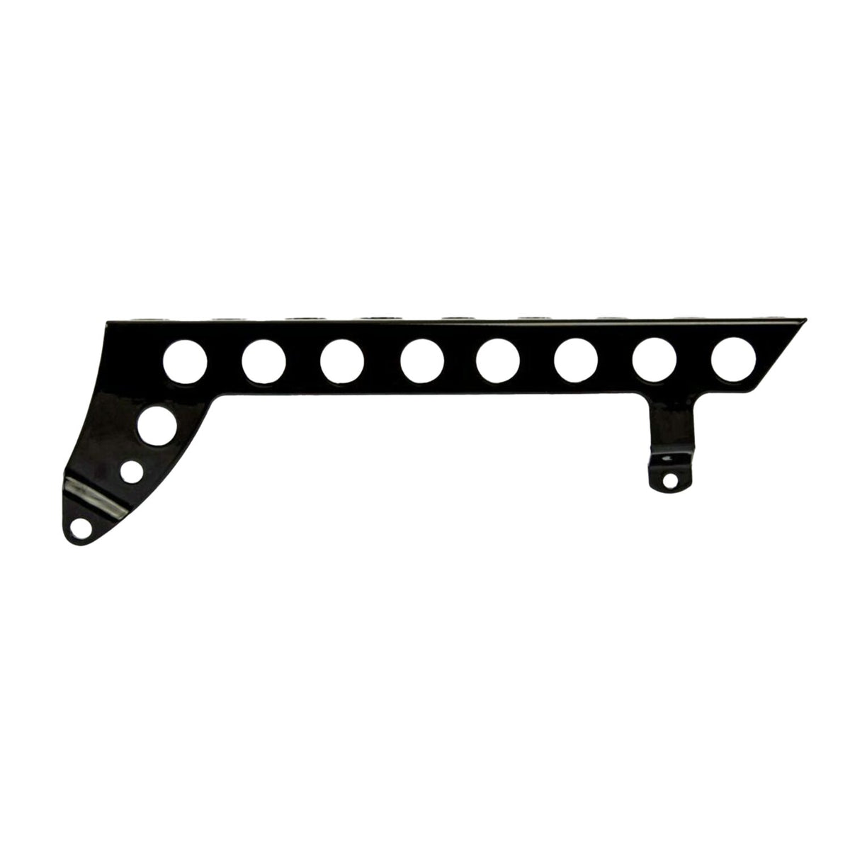 Rick's Motorcycles, belt cover Round holes. Matte black