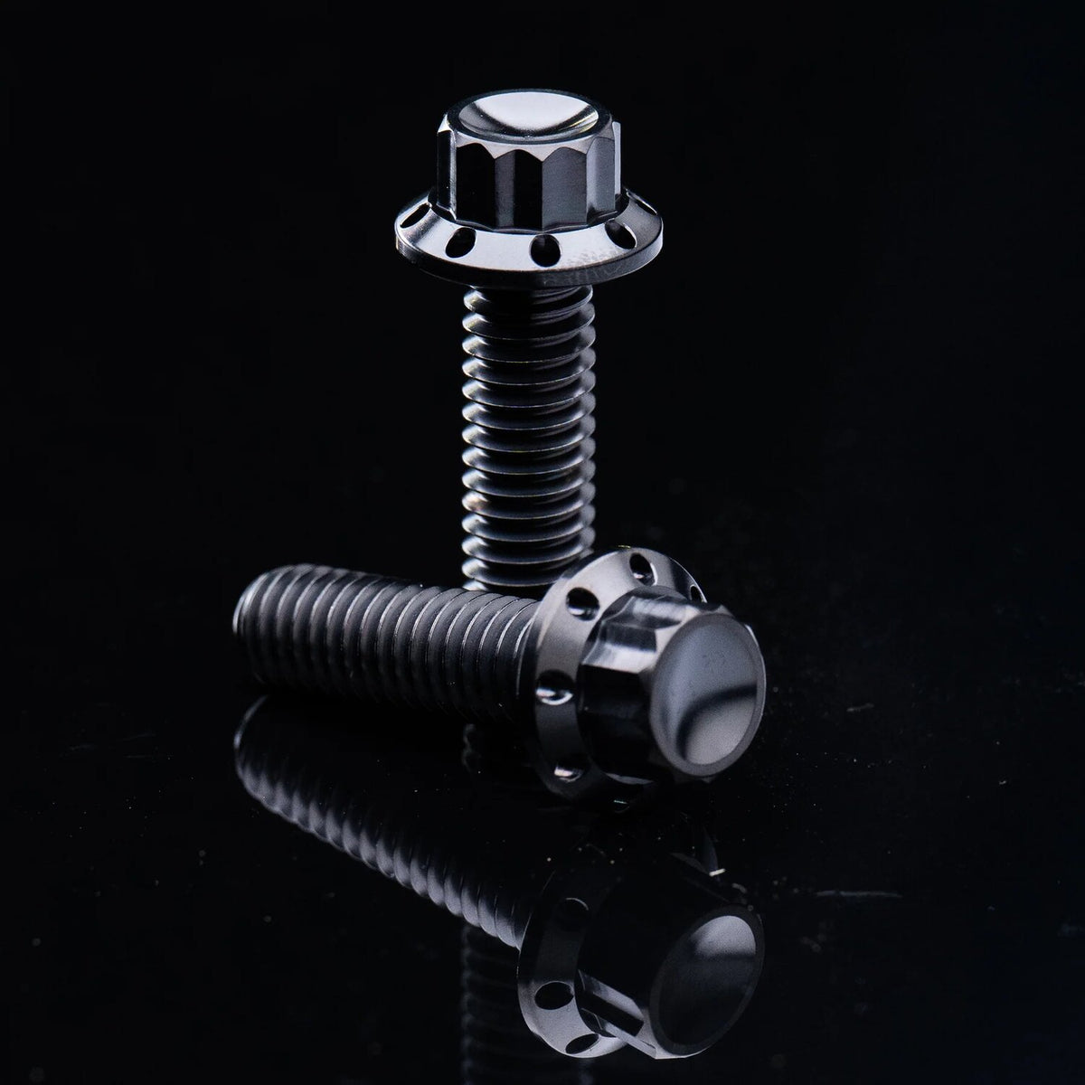 Arlen Ness, Titanium 12pt Primary Cover Bolt Kits. Black