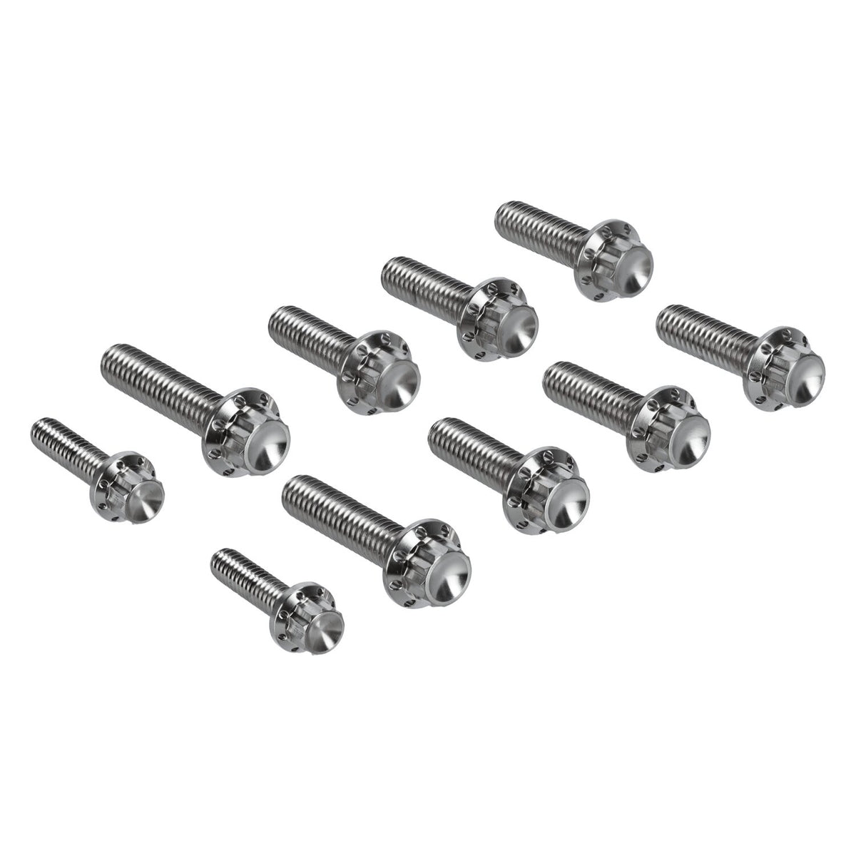 Arlen Ness, transm. side cover & trap door 12-point bolt kit