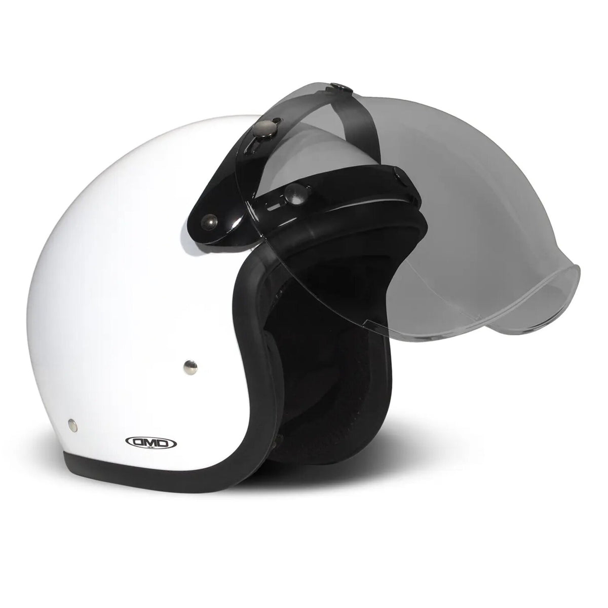 DMD Flip-up bubble visor light smoke