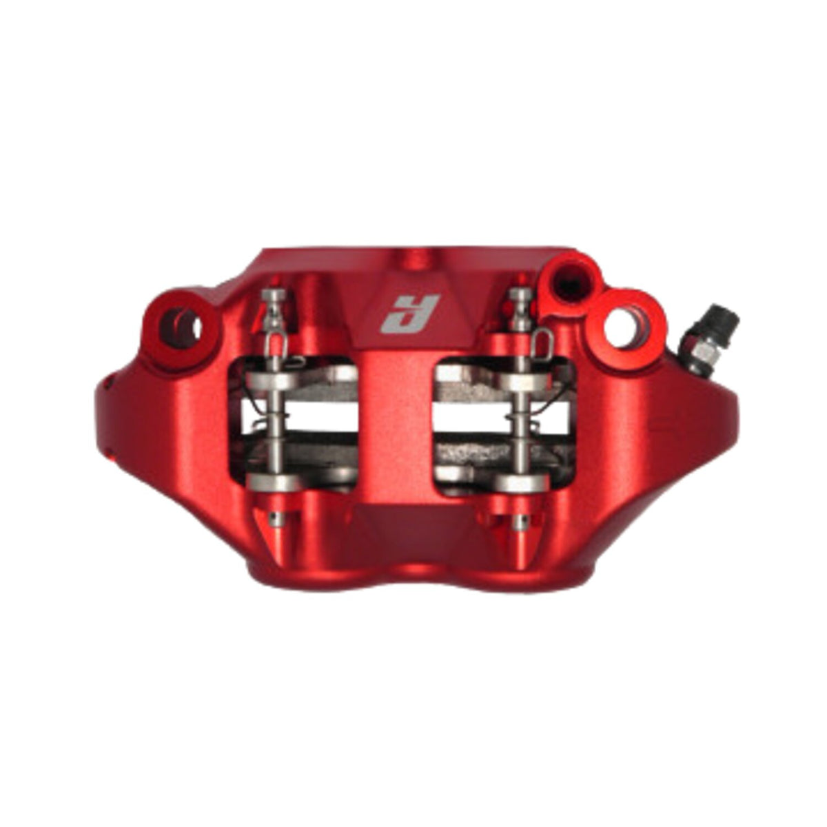 Accossato, 108mm Monoblock radial brake caliper left. Red