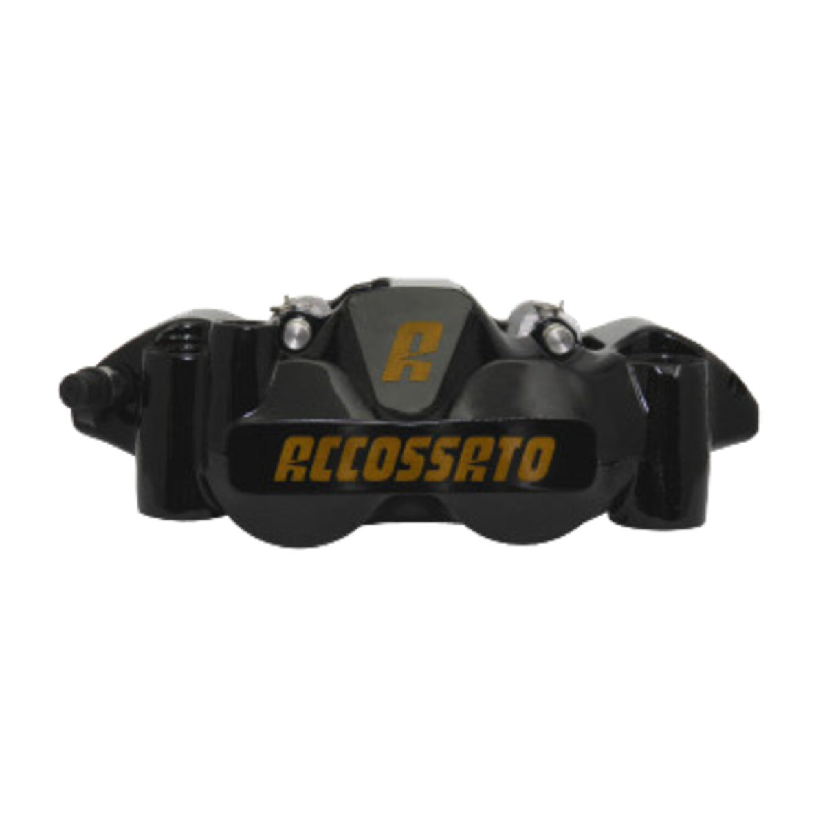 Accossato, 108mm monoblock radial brake caliper left. Black