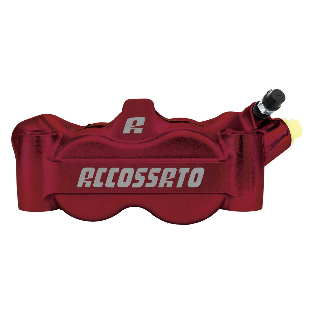 Accossato, 100mm Monoblock radial brake caliper right. Red