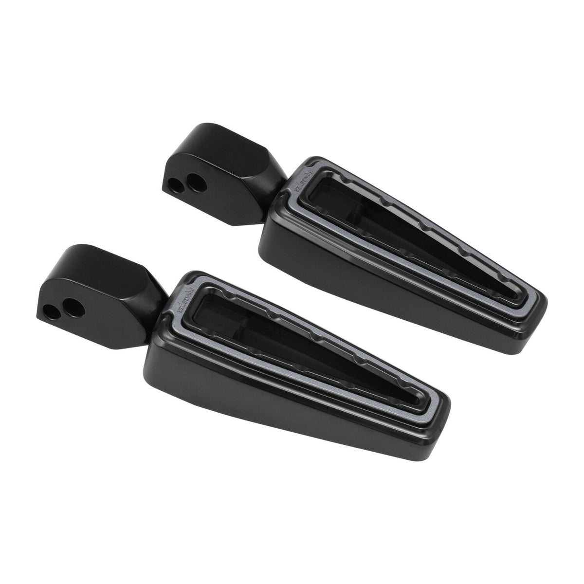 Fangster, passenger foot pegs. Black smoky