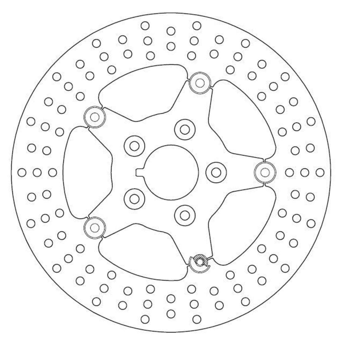 Ferodo, 11.5"/292mm floating brake rotor