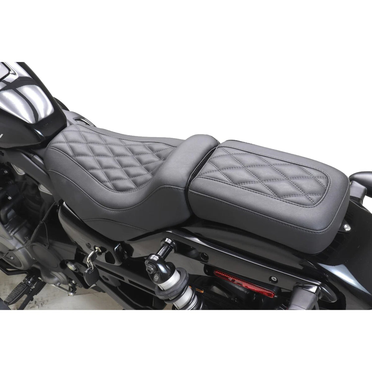 Mustang, Double Diamond Tripper passenger seat. Black thread