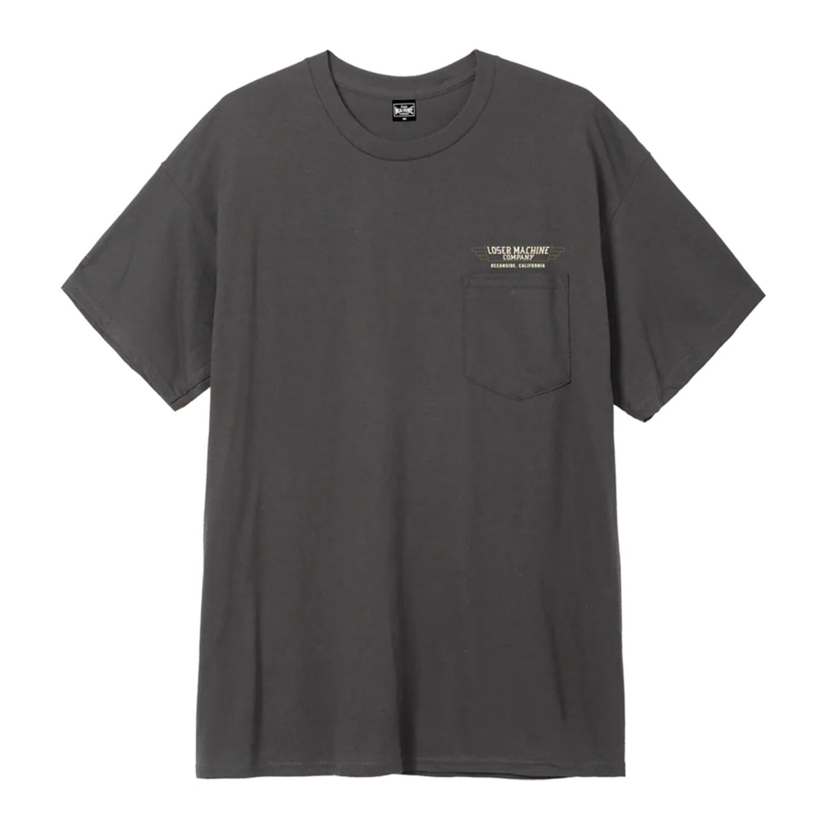 Loser Machine Fly wheel t-shirt charcoal