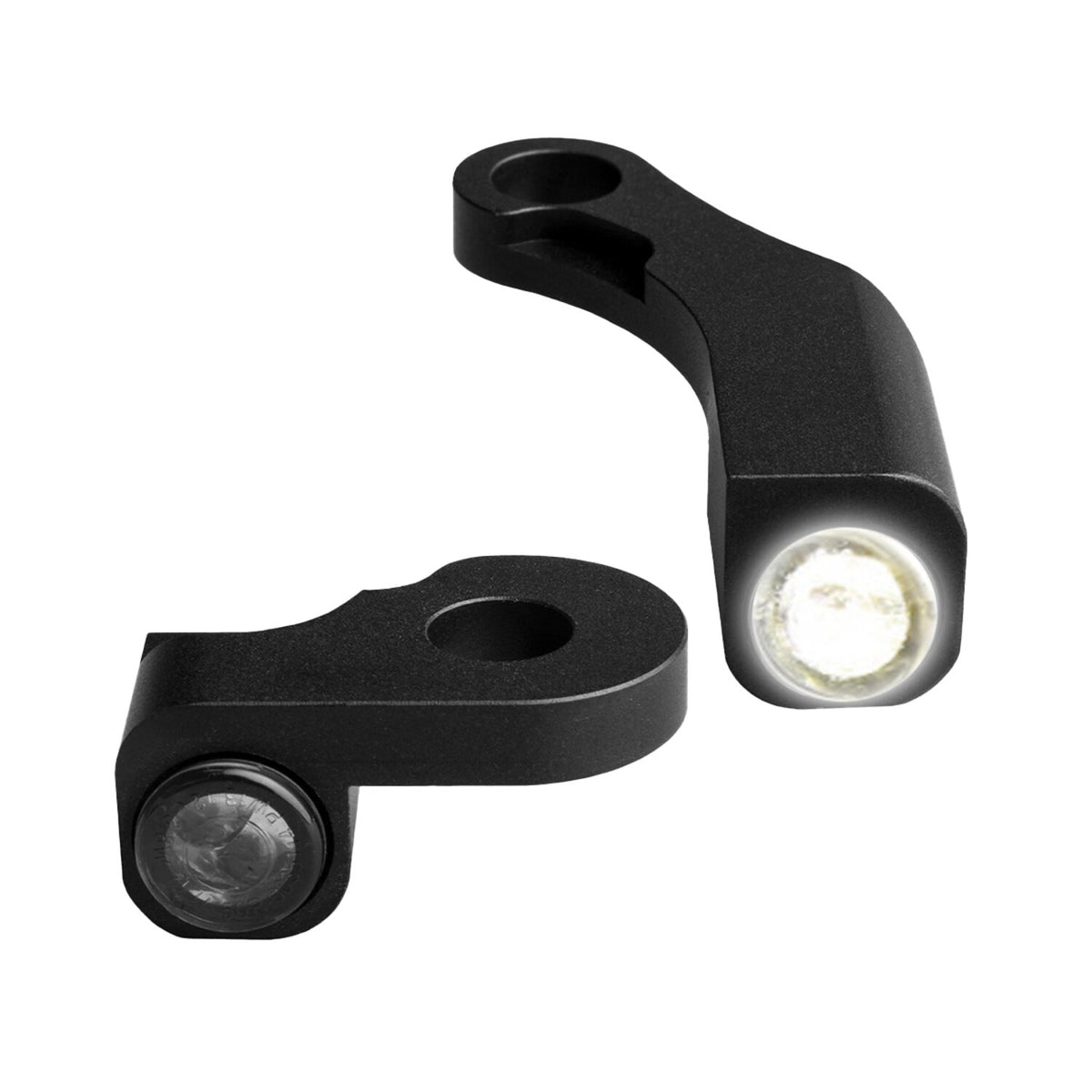 HeinzBikes, Nano below bar turn signals.  Black with PL