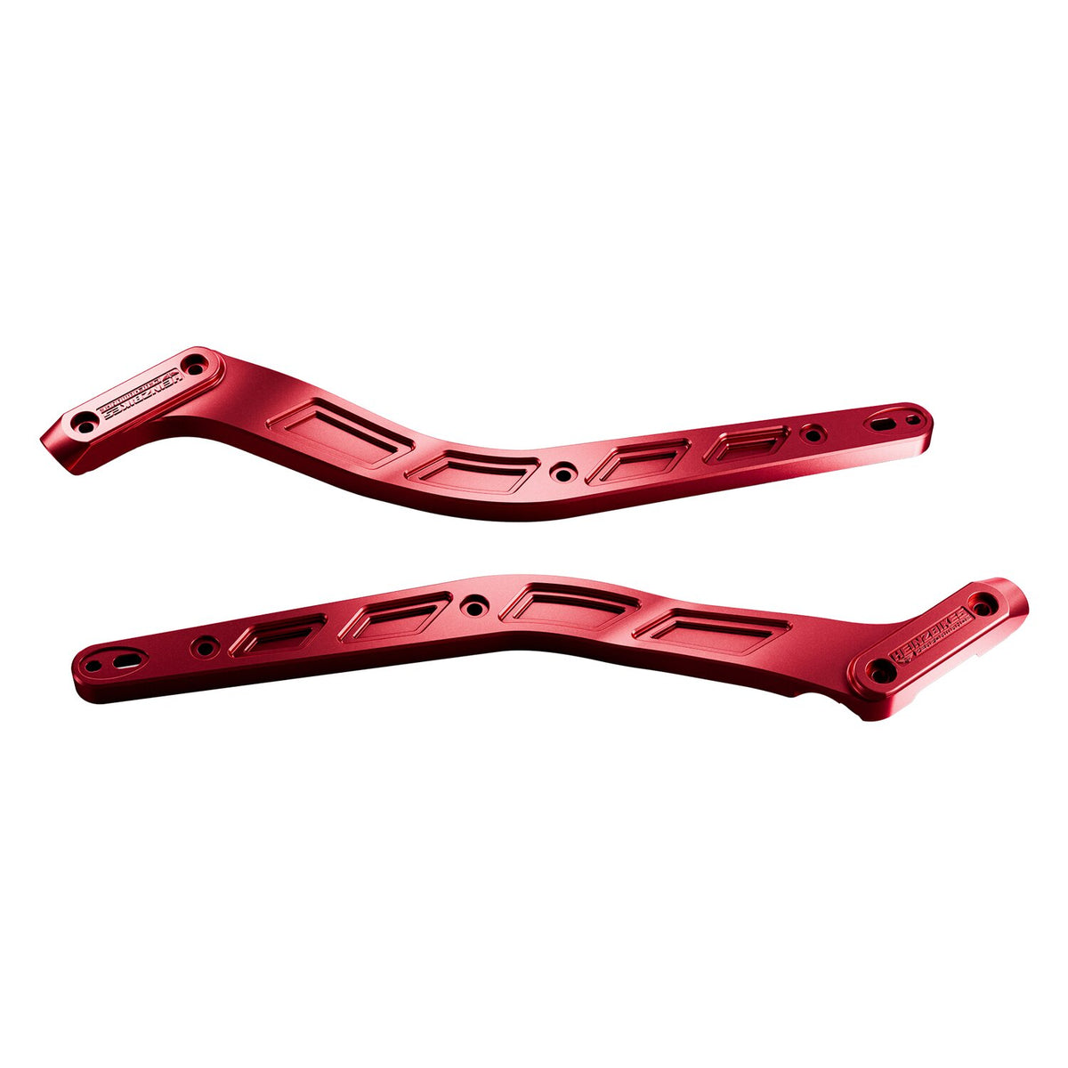 HeinzBikes, performance fender struts. Red