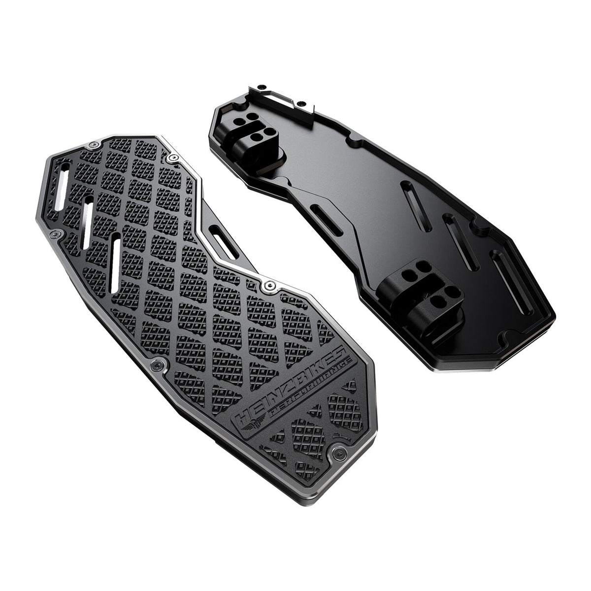 HeinzBikes, floorboards 'Performance'. . Black/silver