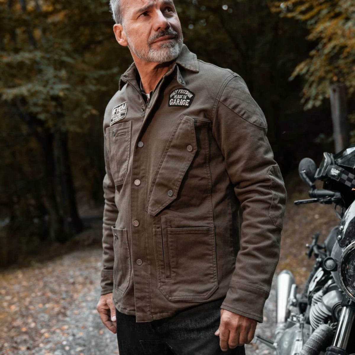 Holy Freedom King jacket military green