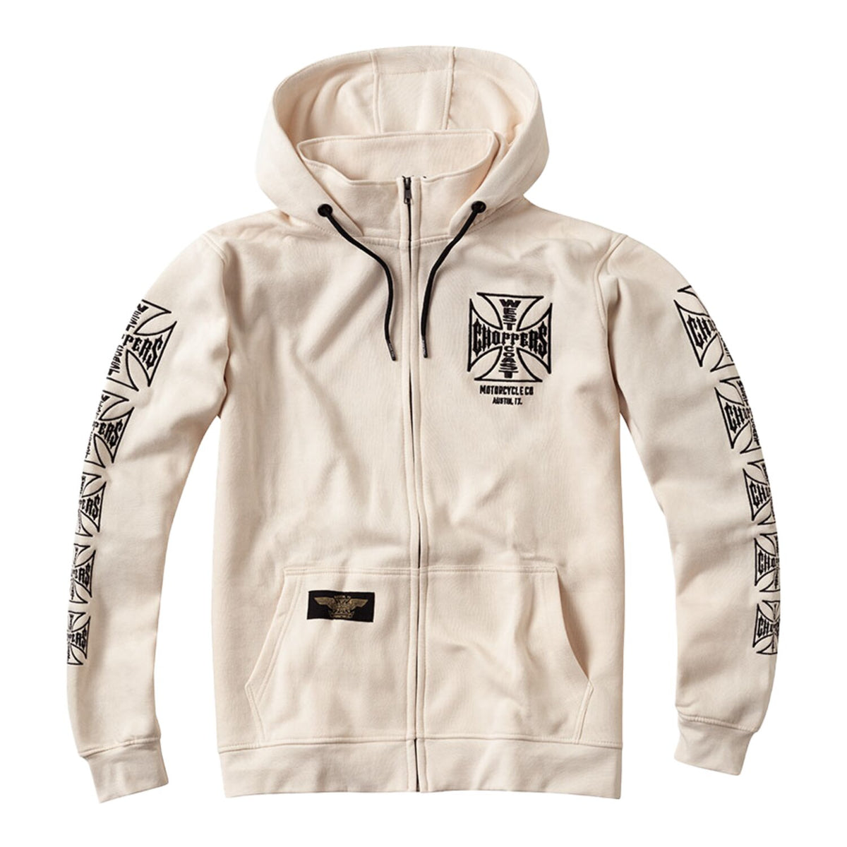 WCC Dominator zip hoodie cream