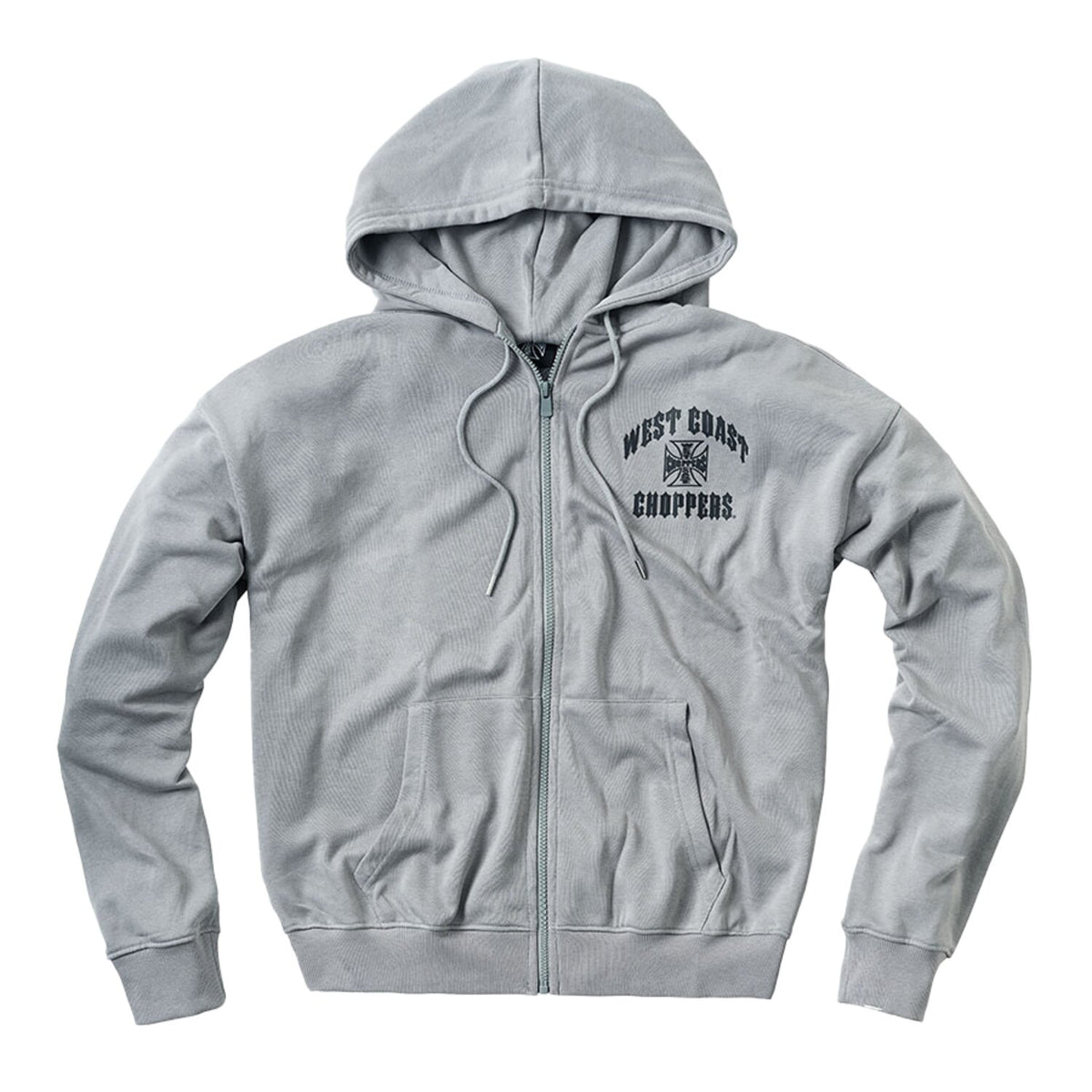 WCC Iron Oversized zip hoodie gray