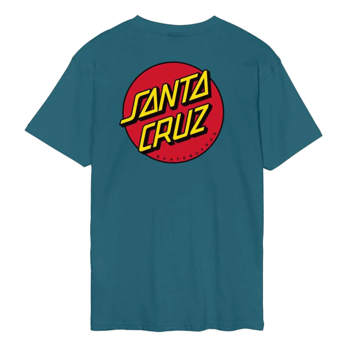 Santa Cruz Classic Dot Chect t-shirt, teal