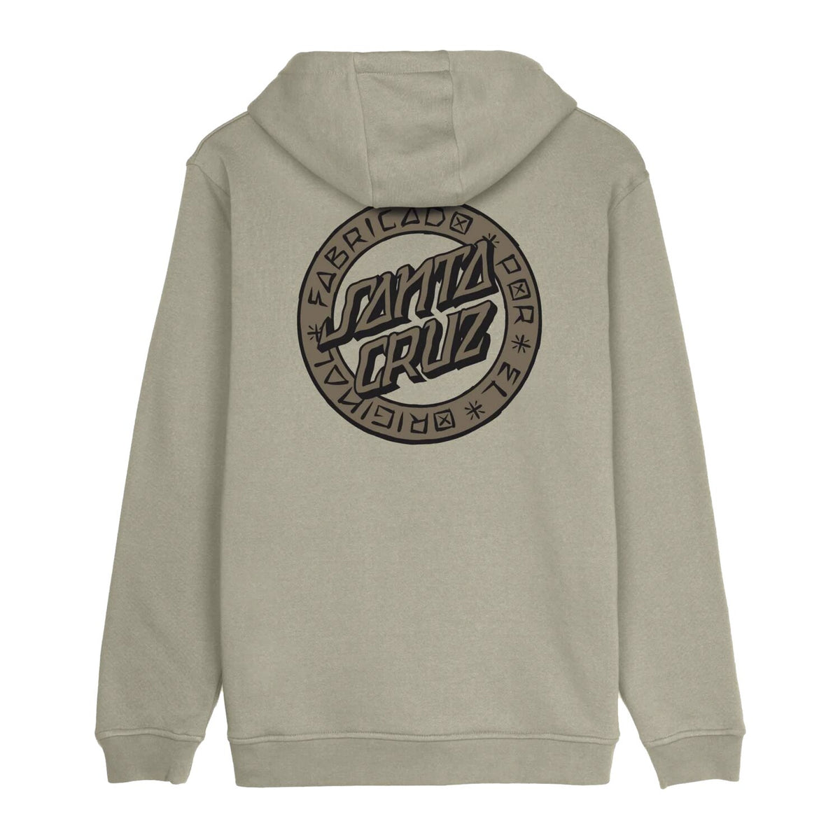 Santa Cruz Loco Dot hoodie stone gray