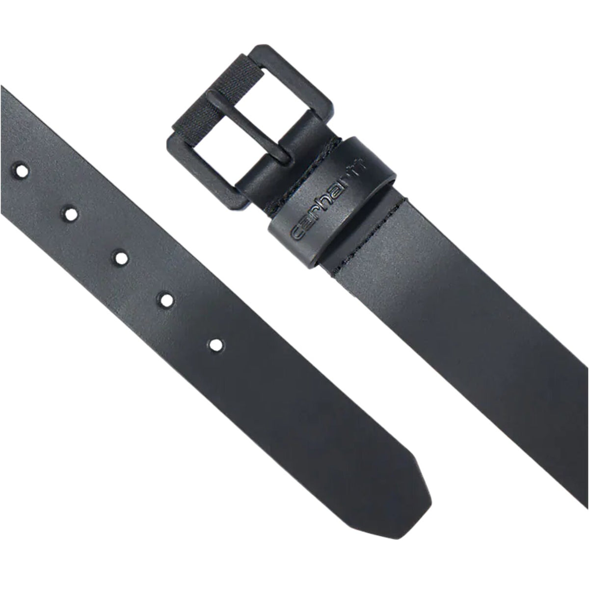 Carhartt Bridle leather roller buckle belt black