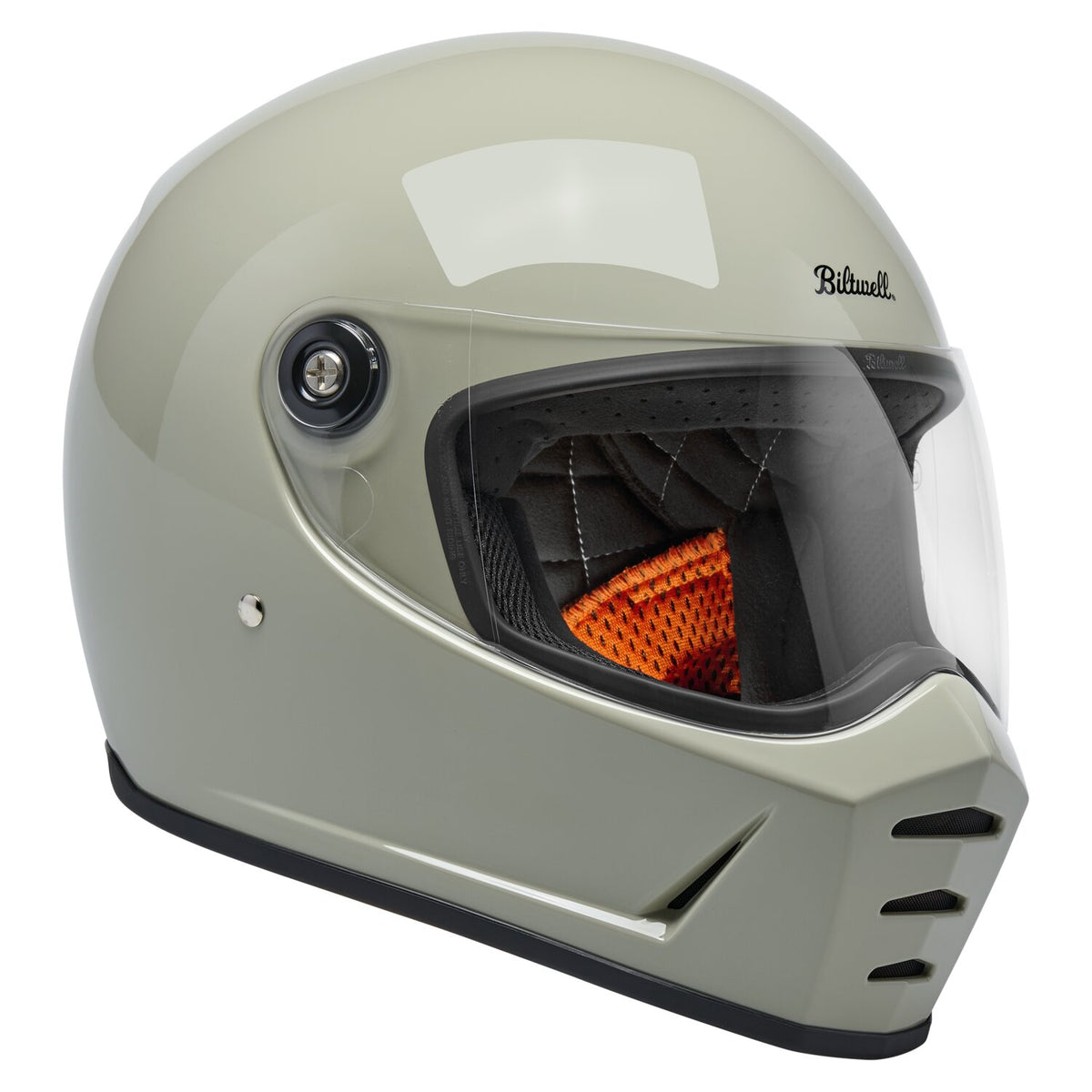 Biltwell Lane Splitter helmet chalk