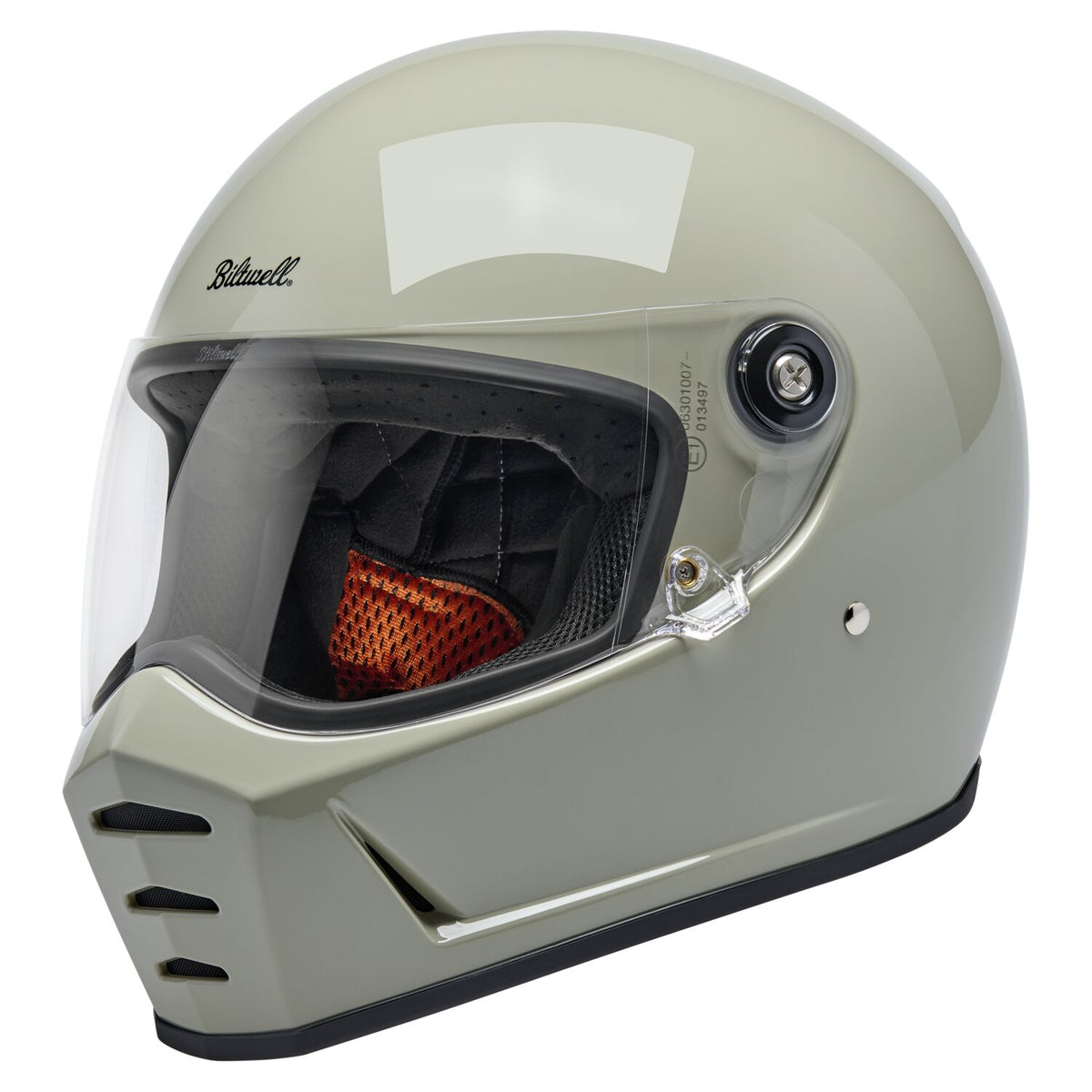 Biltwell Lane Splitter helmet chalk