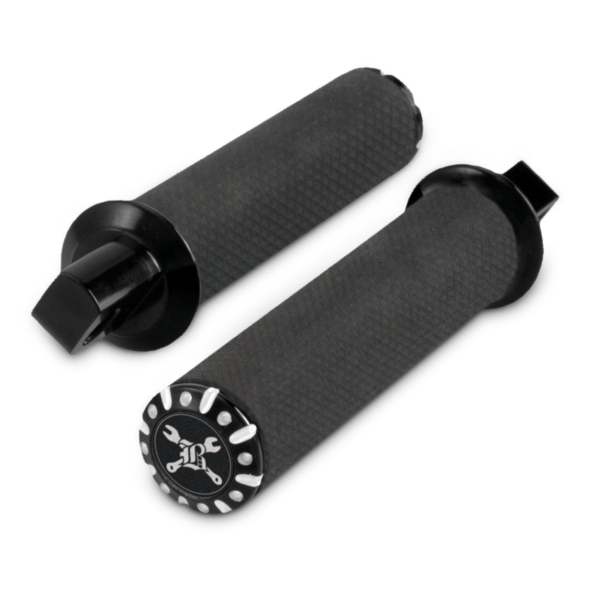Burly, Hawk foot peg set. Black CC