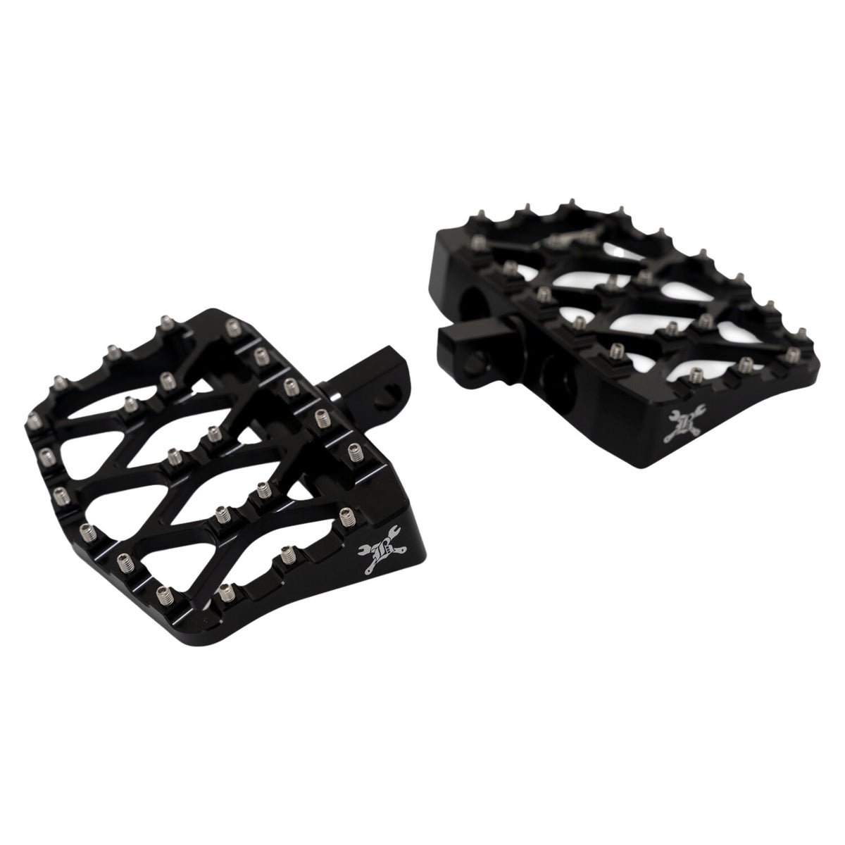 Burly, MX-Evolution mini floorboards, Passenger. Black