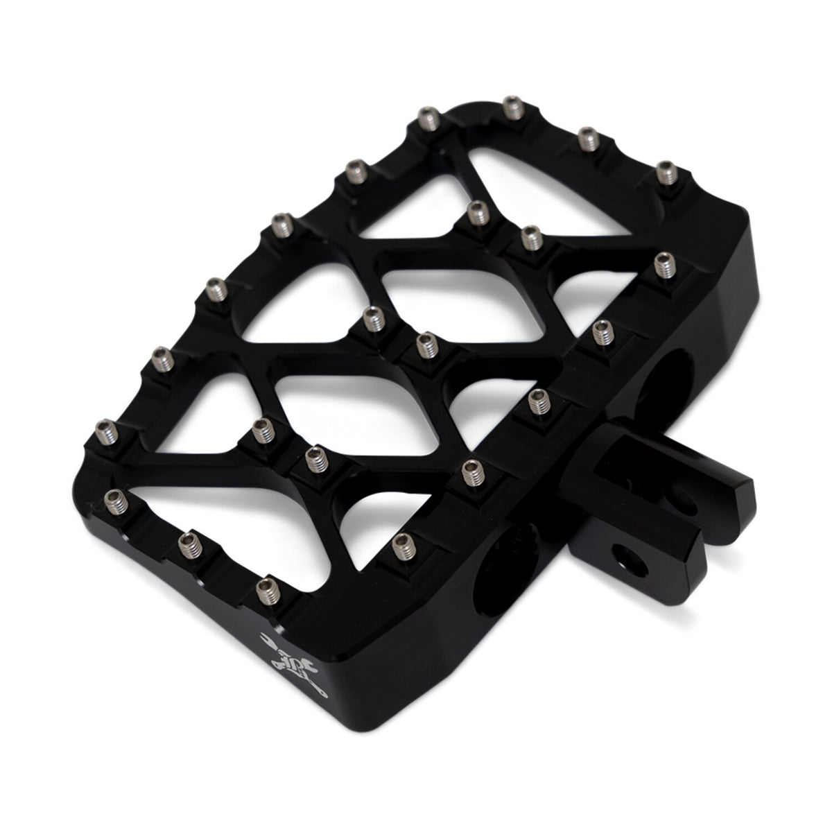 Burly, MX-Evolution mini rider floorboards. Black