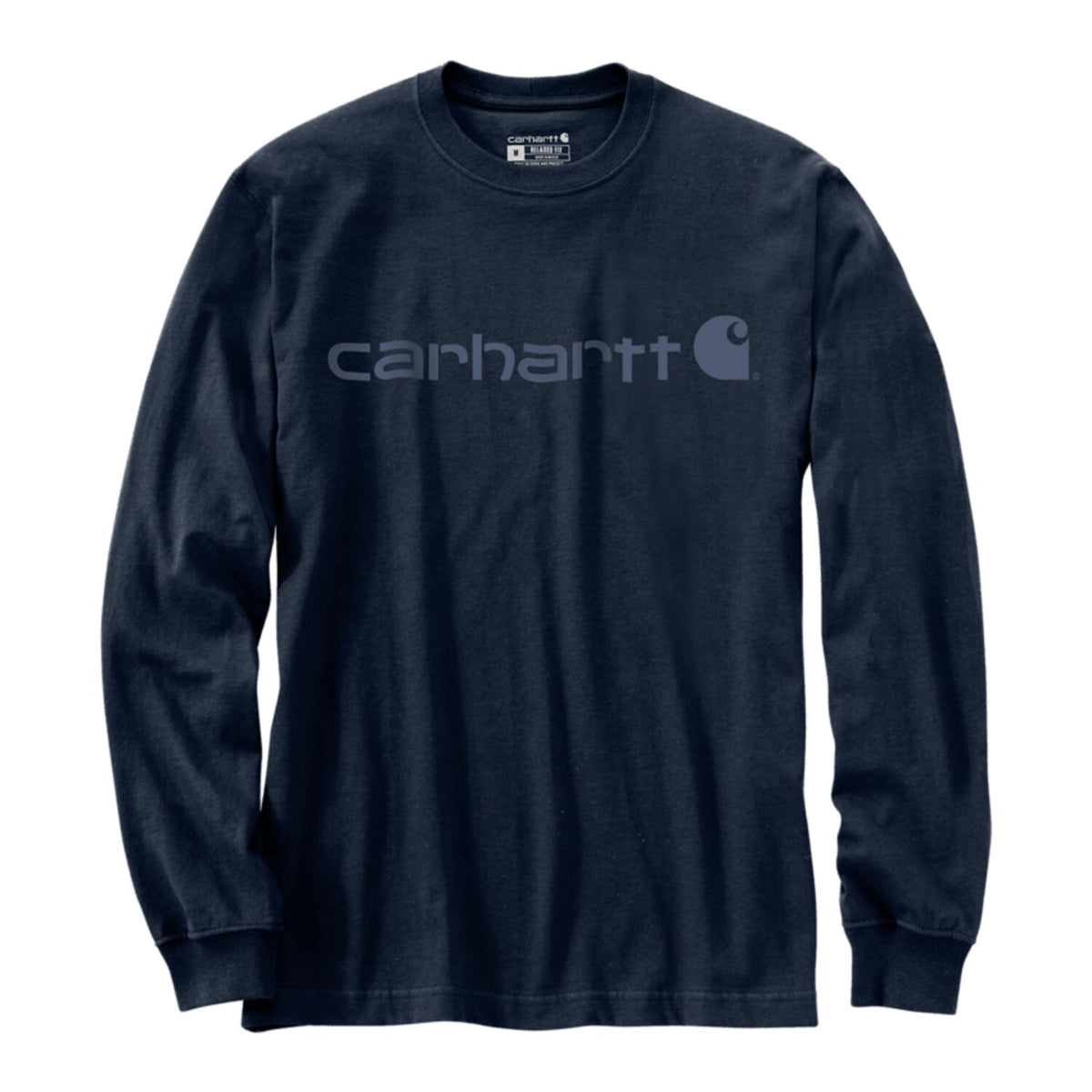 Carhartt Dearborn Logo long sleeve navy