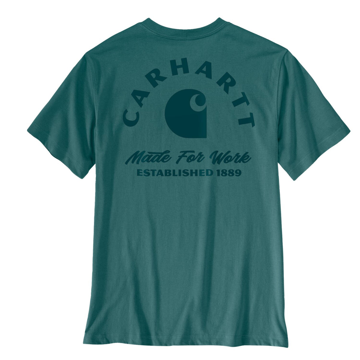 Carhartt Irvine Relaxed Work t-shirt transformative teal
