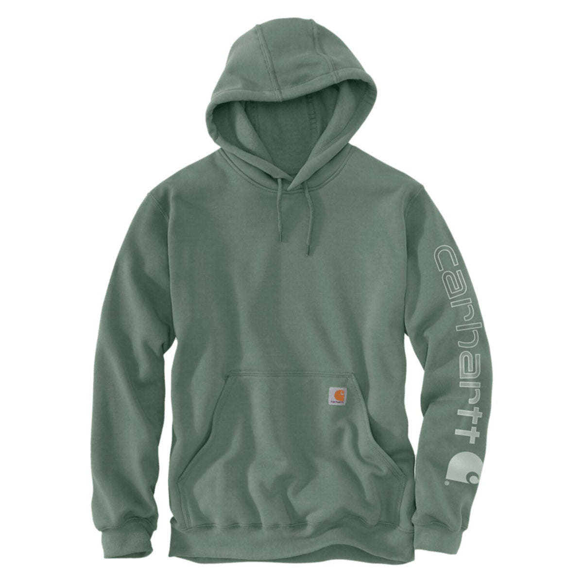 Carhartt Sleeve Logo hoodie green slate