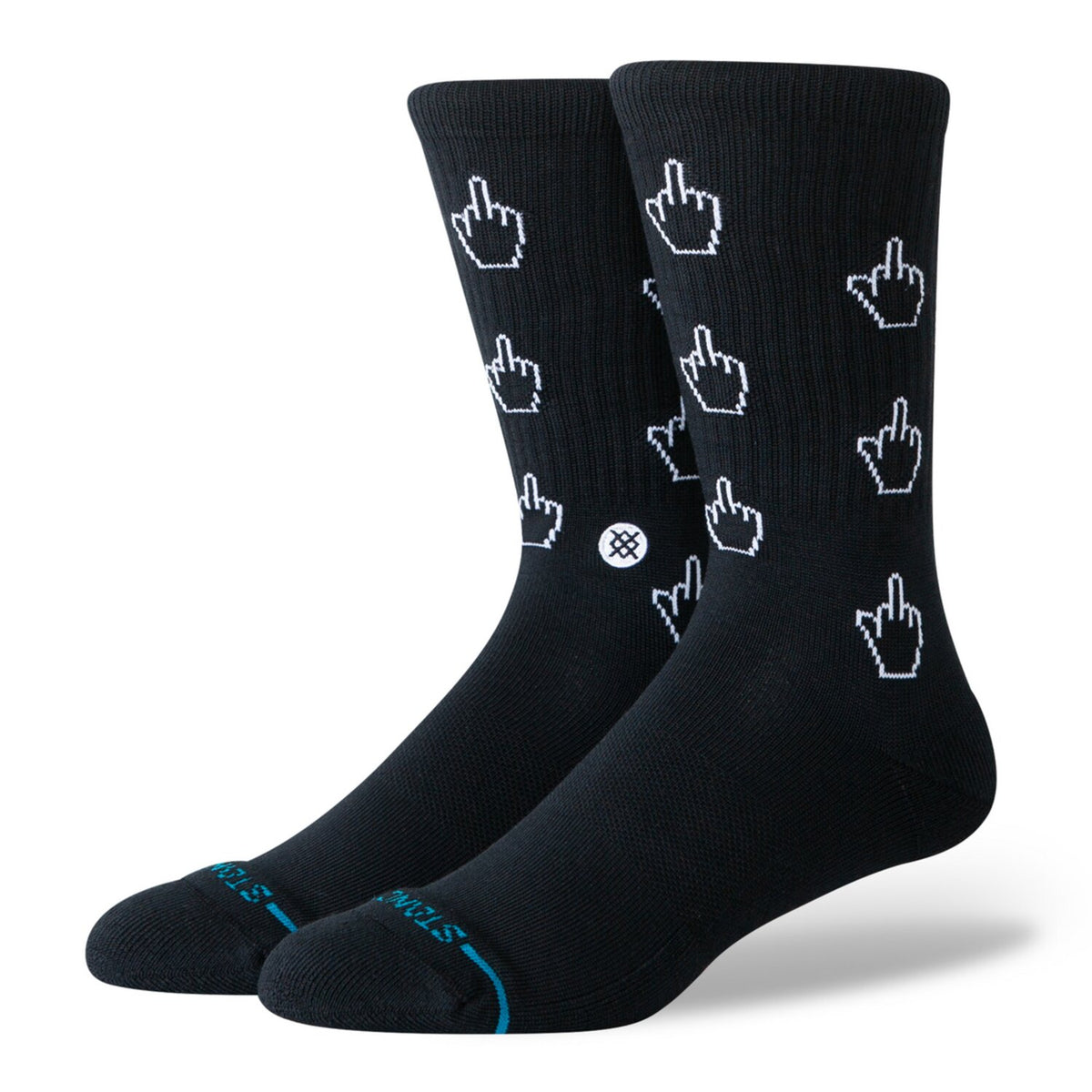 Stance Cursor Crew socks black