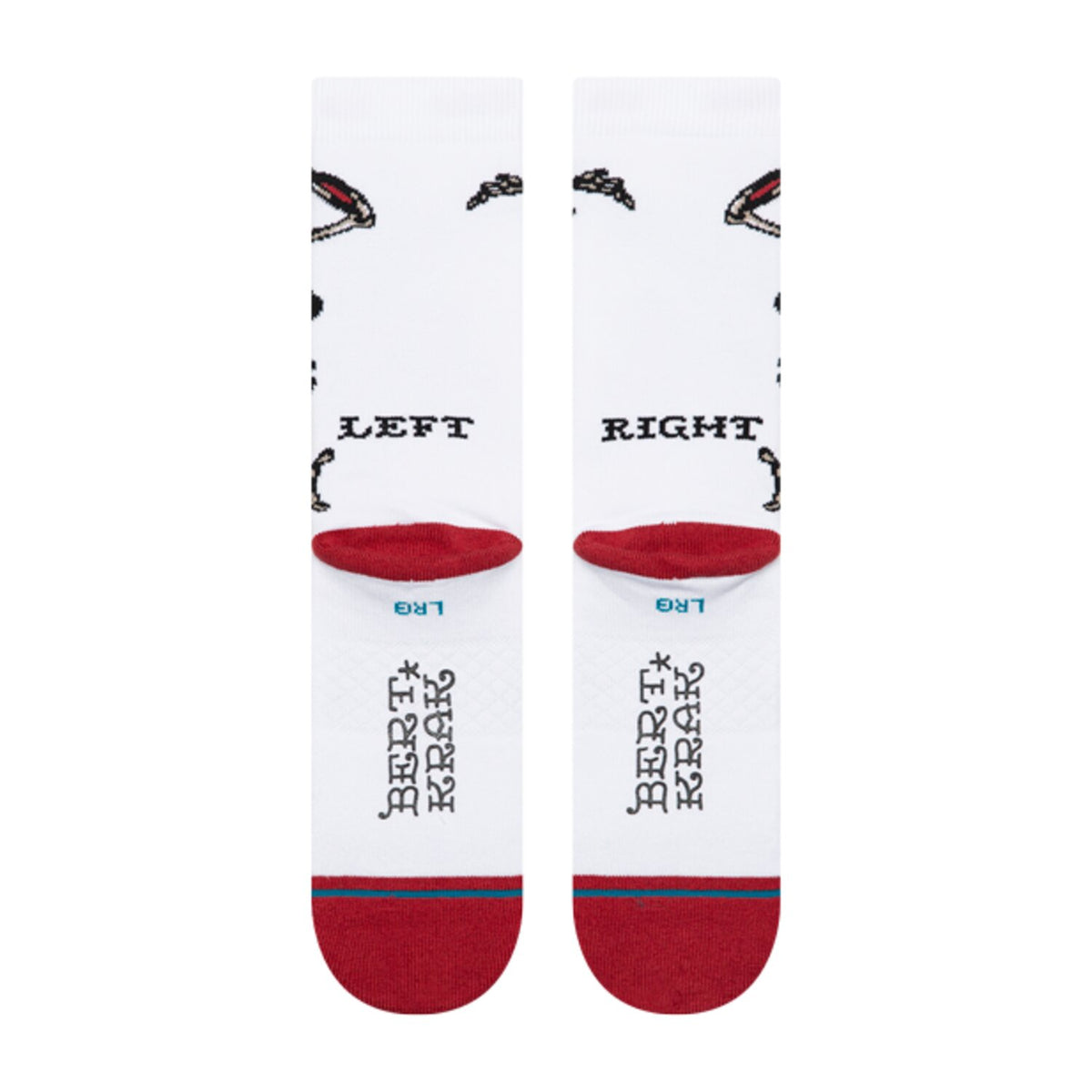Stance Skeleton Crew socks white