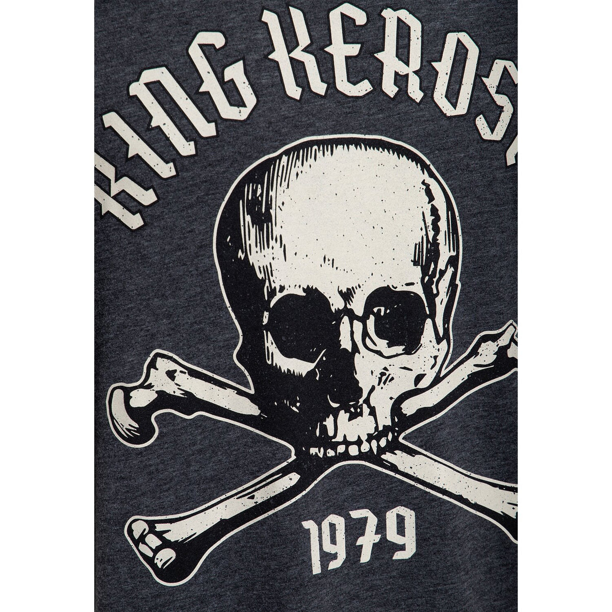King Kerosin Skull 1979 t-shirt anthracite