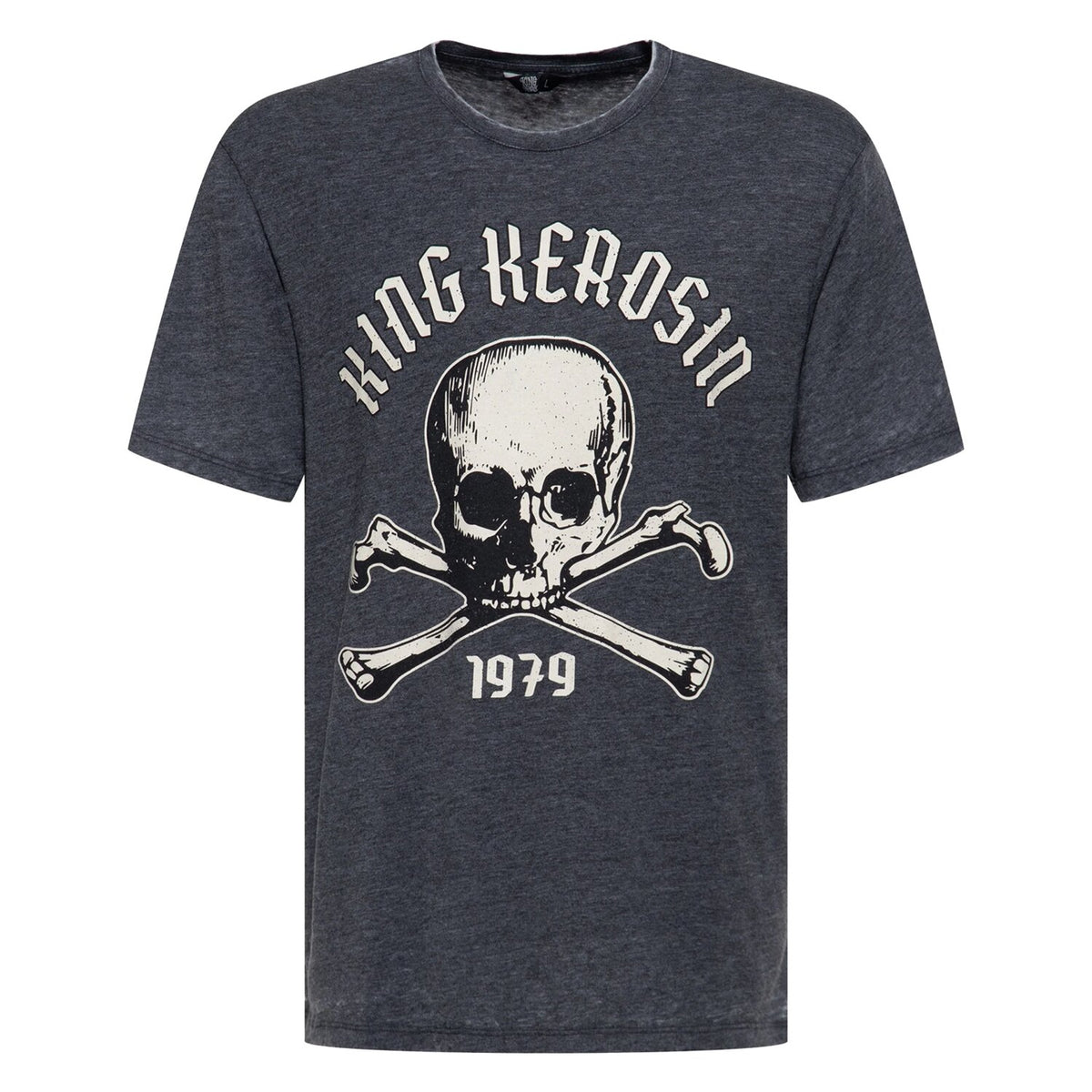 King Kerosin Skull 1979 t-shirt anthracite