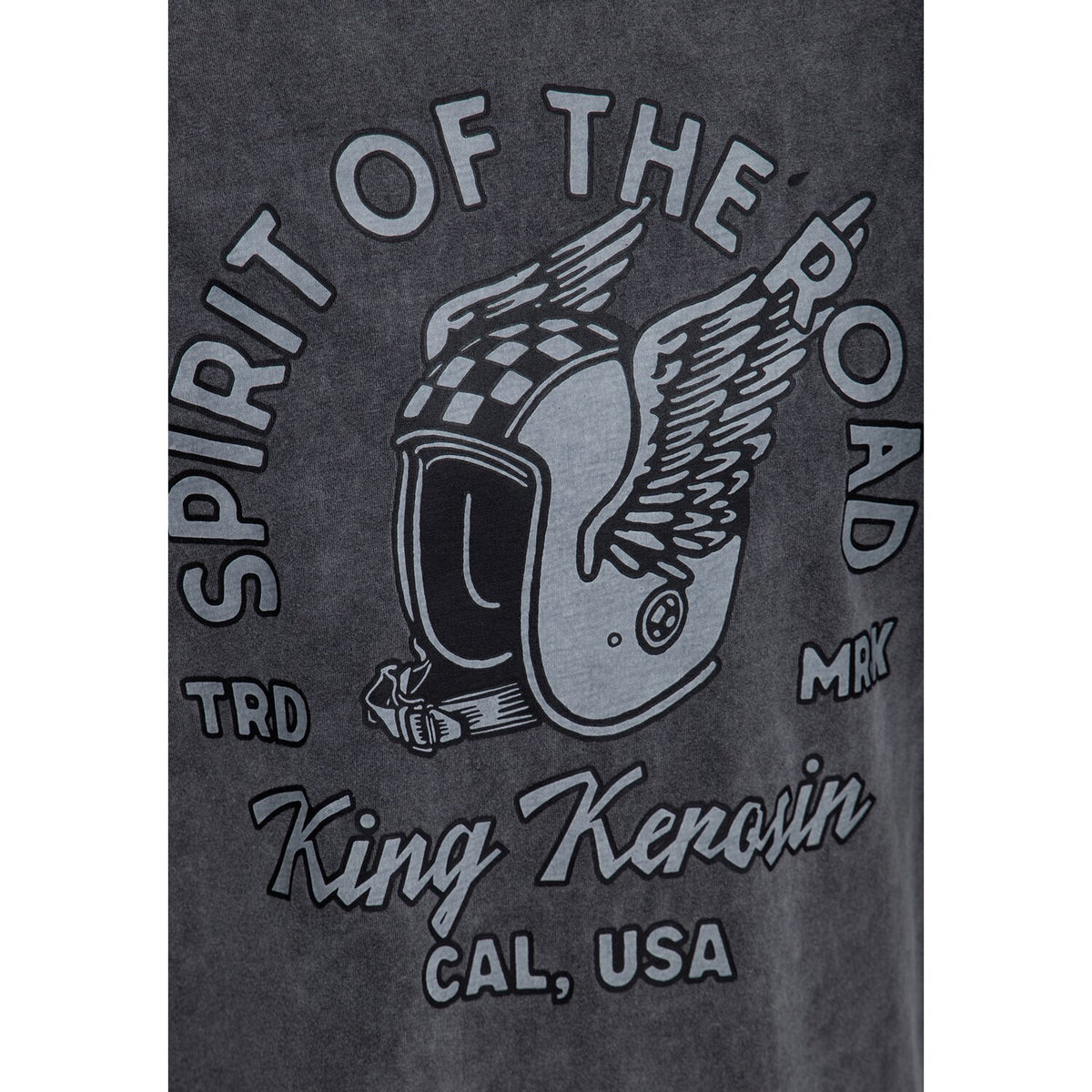 King Kerosin Spirit Of The Road t-shirt anthracite