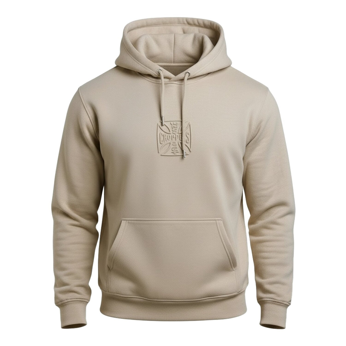 WCC Embossed hoodie stone