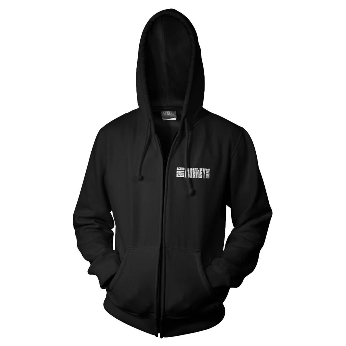 GMG Knockout Zipped hoodie black