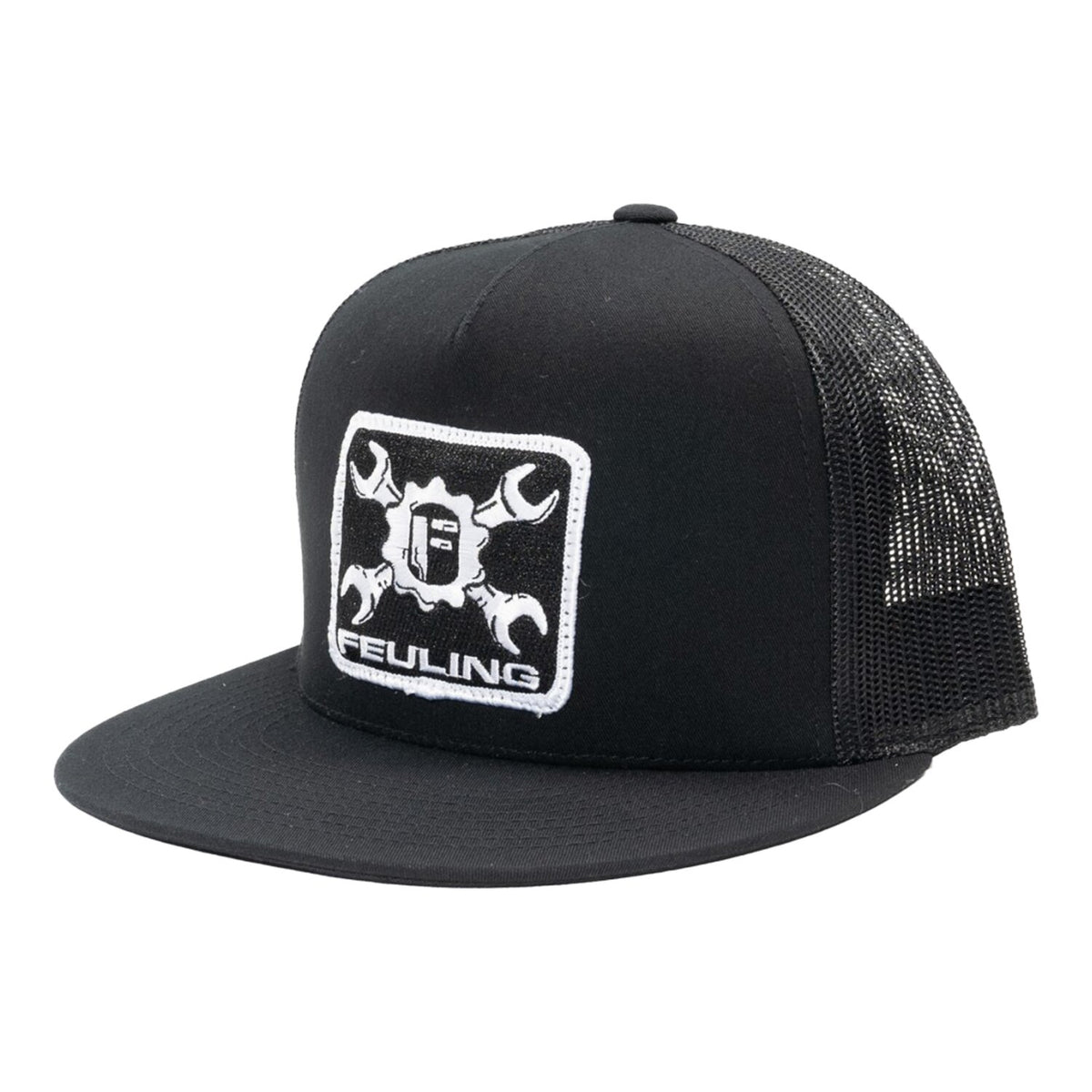 Feuling Gear Wrench Mesh Cap black with black patch