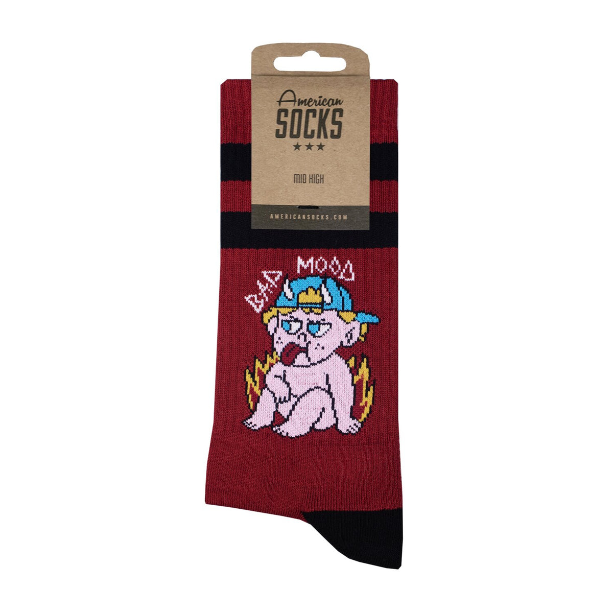 American Socks Bad Mood Mid High socks
