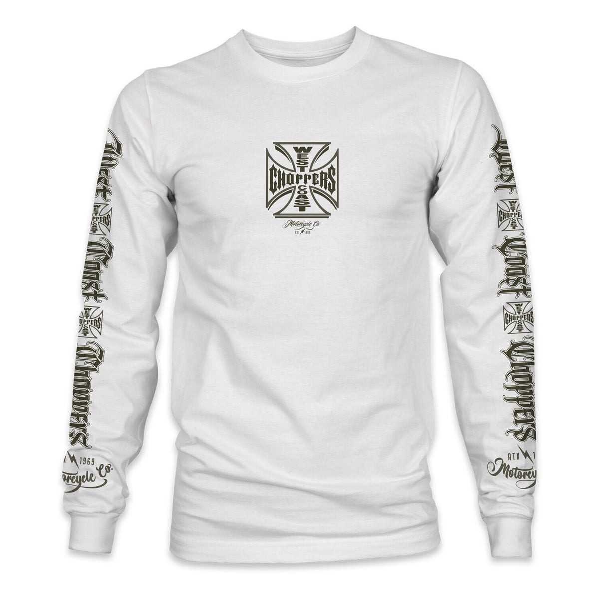 WCC Gangscript long sleeve white