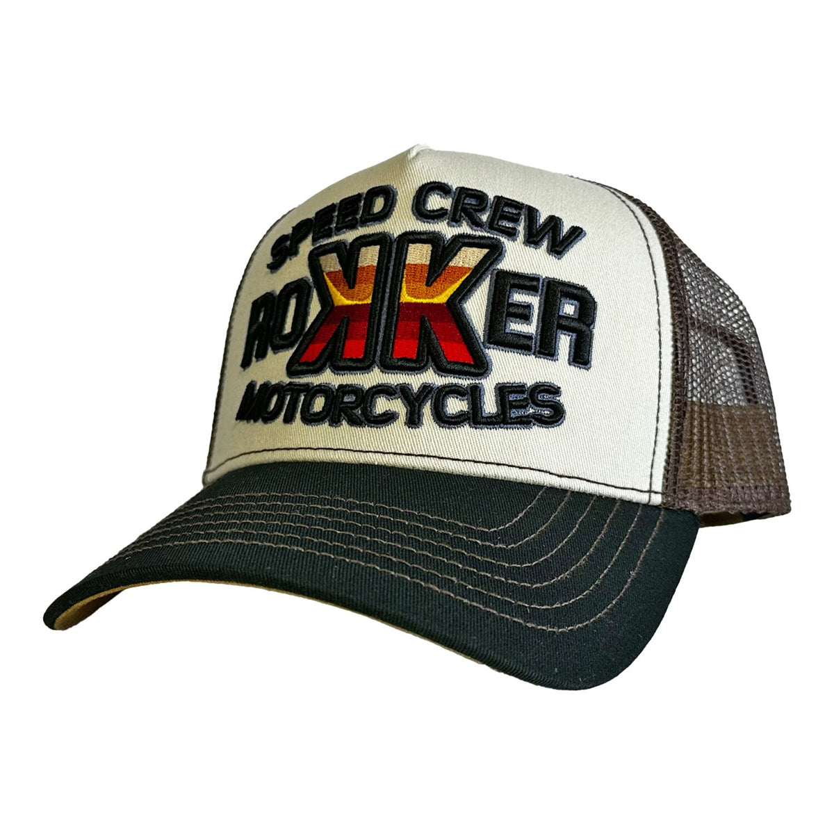 Rokker Speed Crew II cap brown/black
