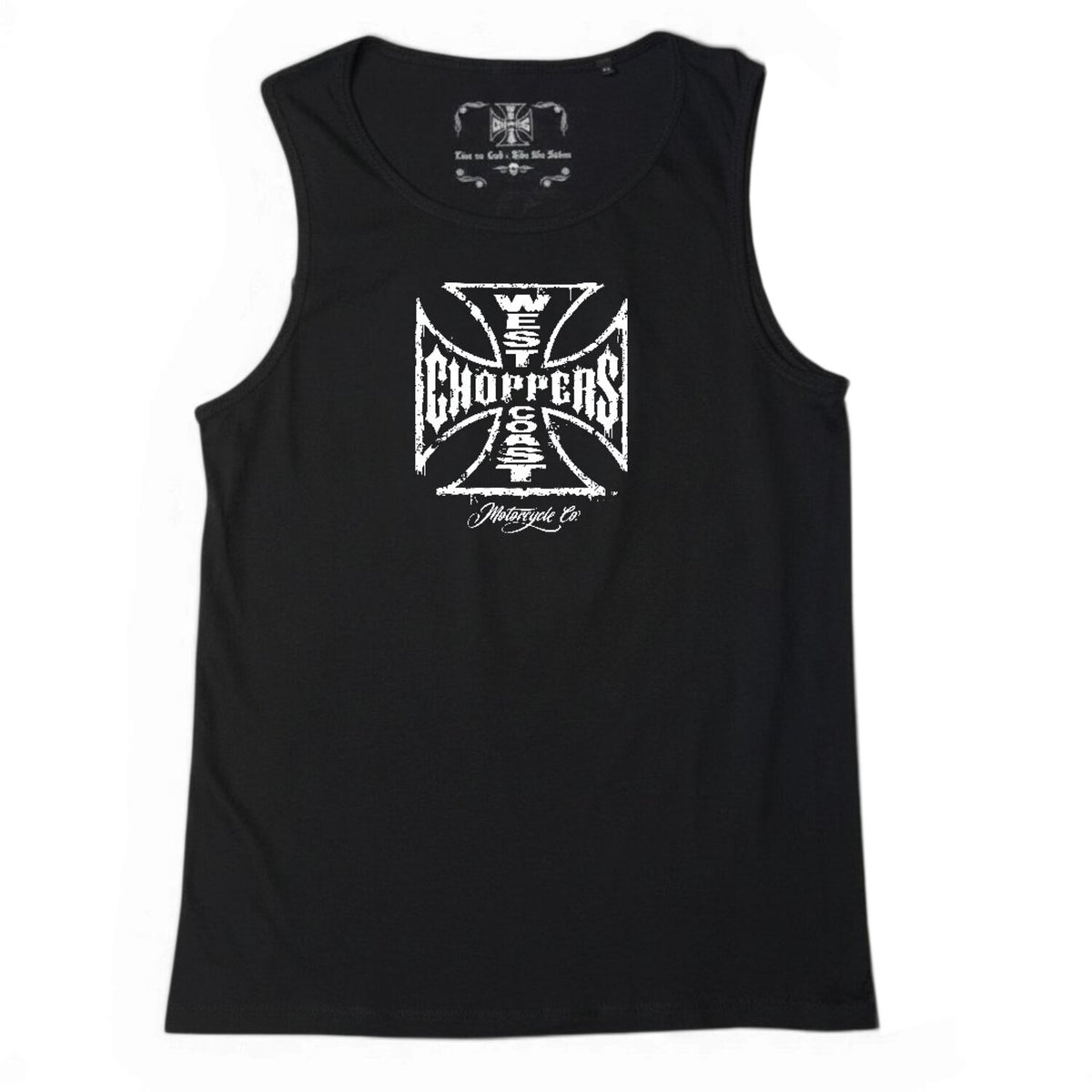 WCC Worn Cross tanktop black