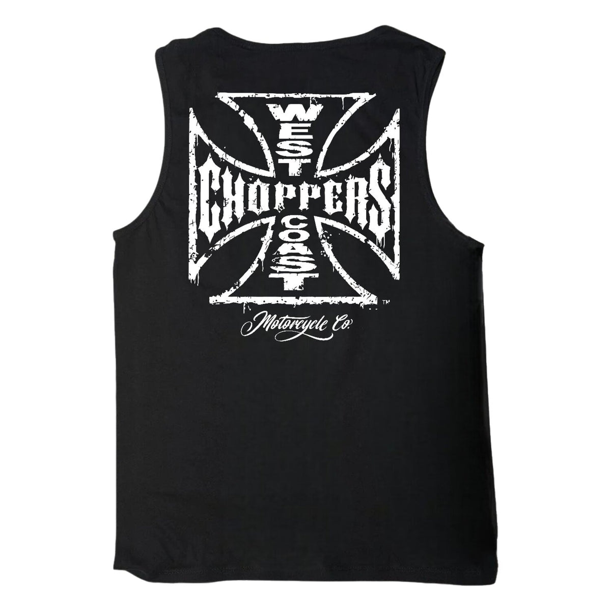 WCC Worn Cross tanktop black