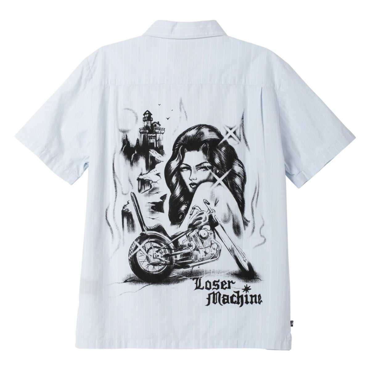 Loser Machine Attendant shirt light blue