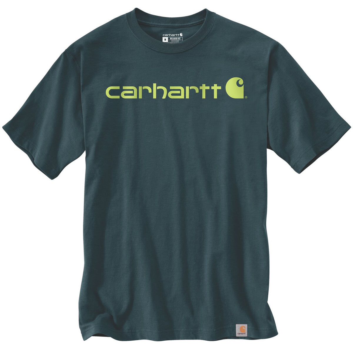 Carhartt Dearborn Relaxed logo t-shirt Dark harbor teal