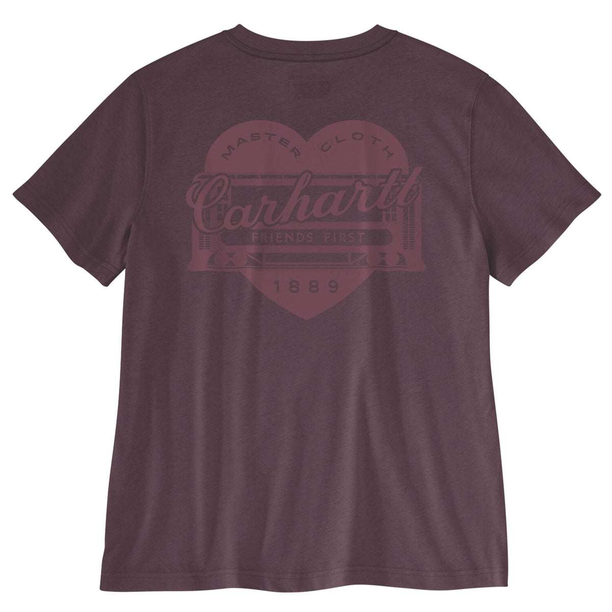 Carhartt Irvine Relaxed Heritage Heart T-Shirt deep cherrywo