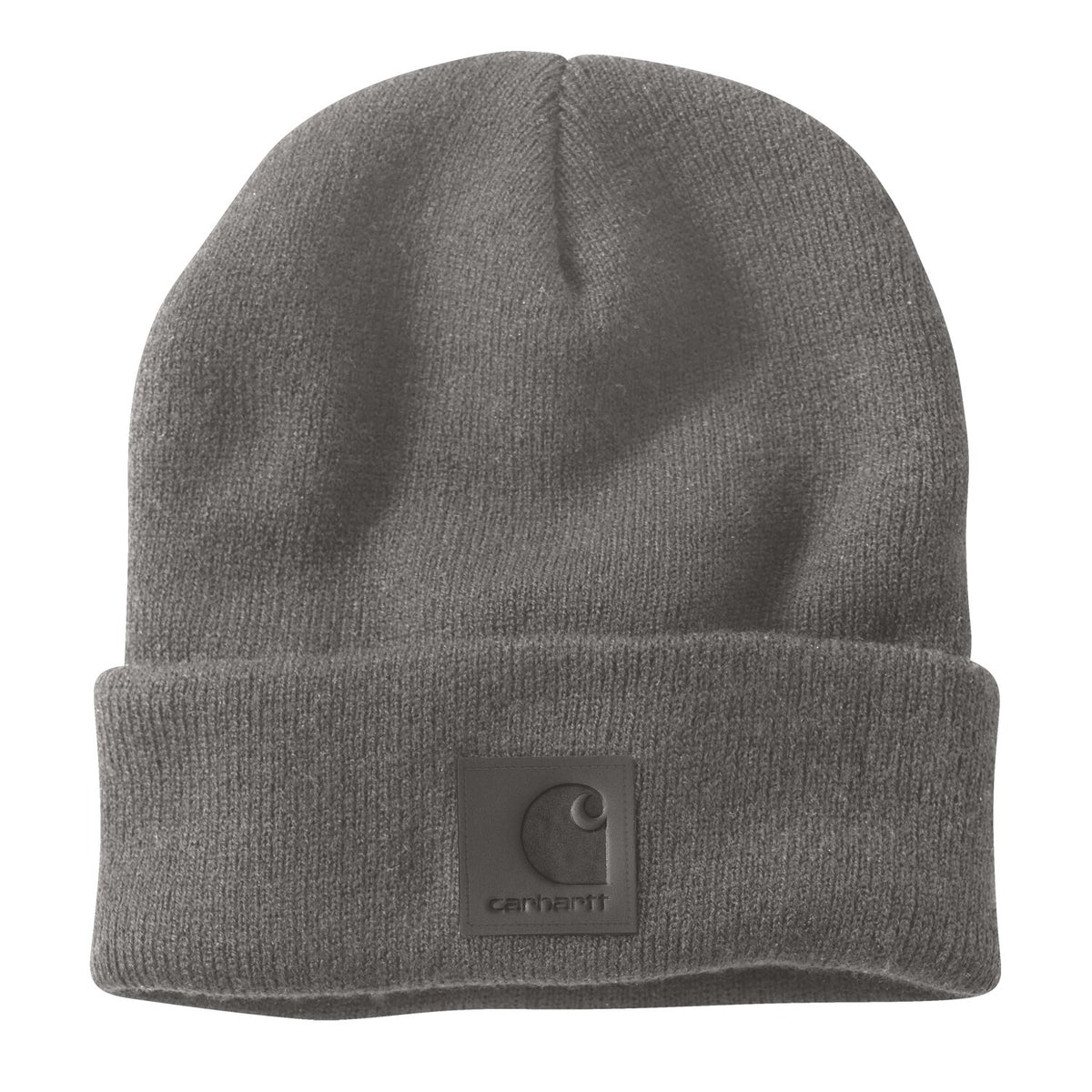 Carhartt Leatherette Watch cap Beanie mud gray
