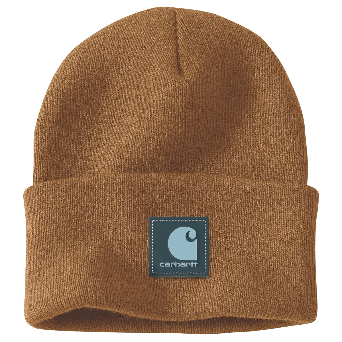 Carhartt Rubber Patch Watch cap Beanie Carhartt Brown/Dark H