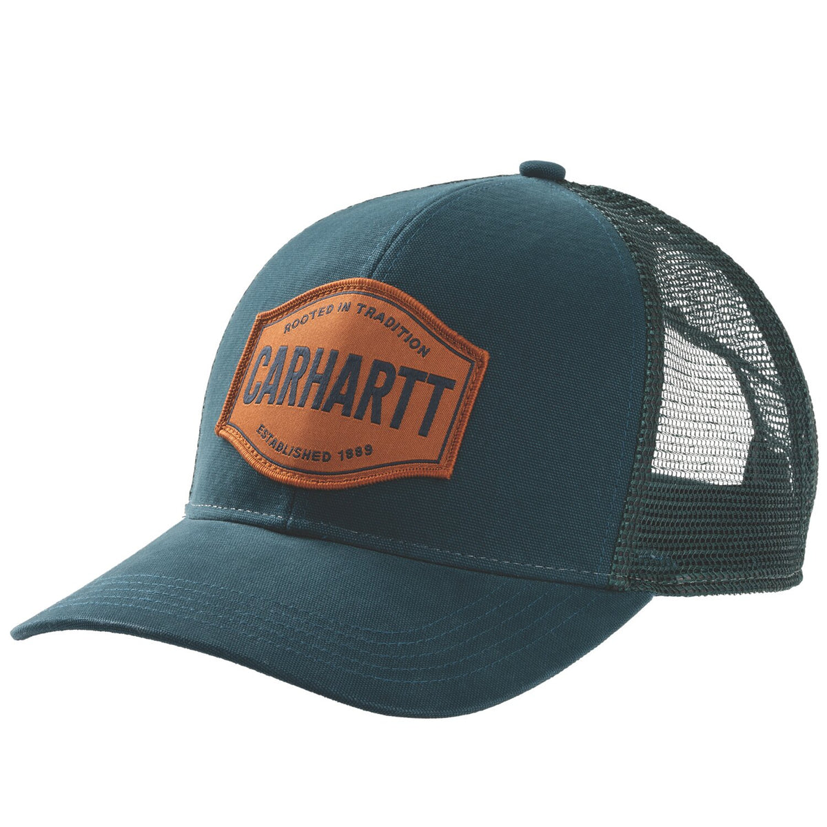 Carhartt Oakland Rooted in Traditions cap Dark harbor teal